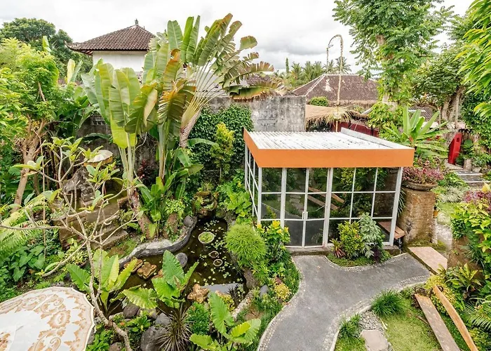 Shiva Peaceful Garden Loft Walk To Alchemy Yoga Villa Ubud